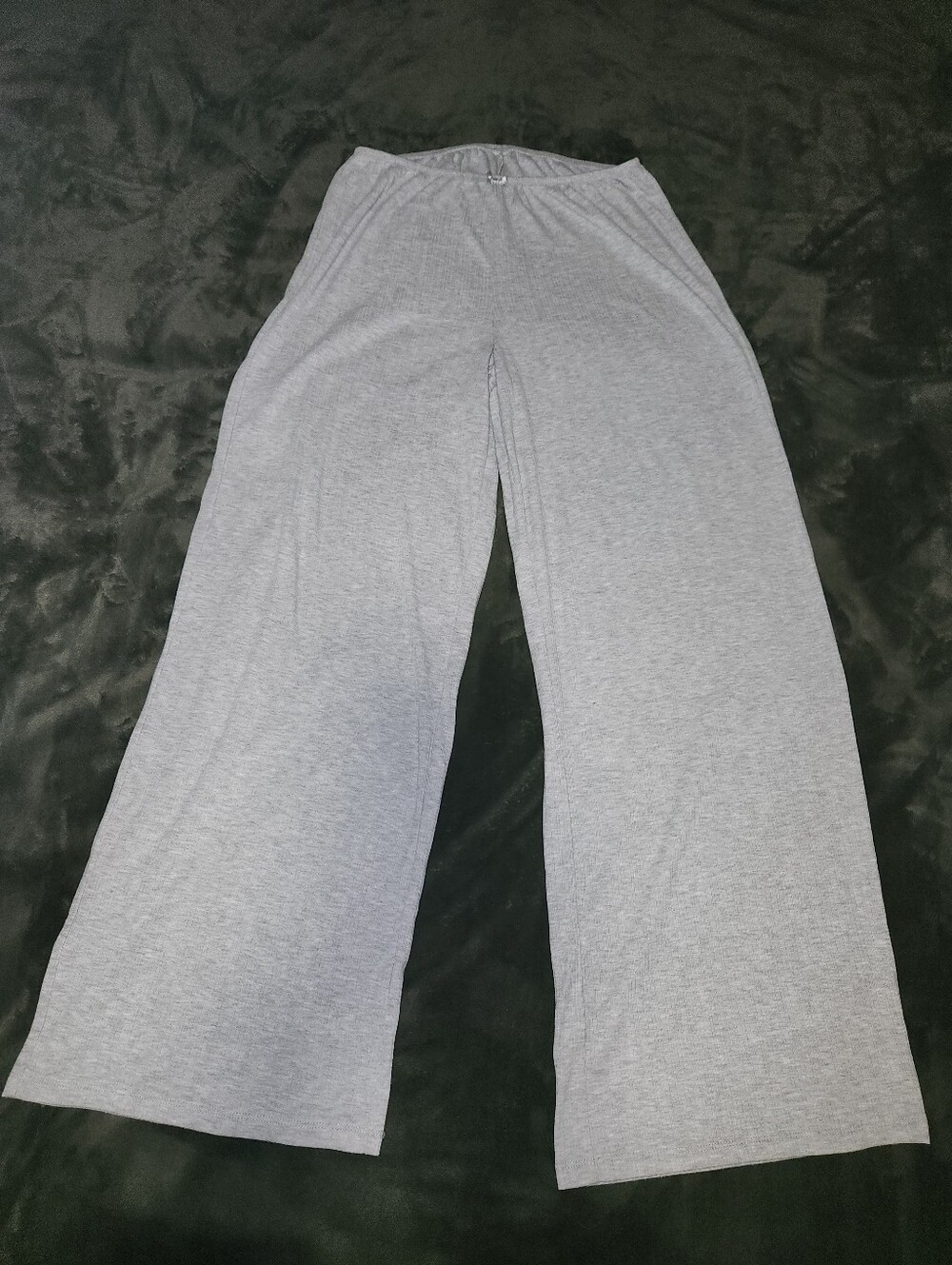 Auden Grey Ribbed Super Stretch Pajama Pants